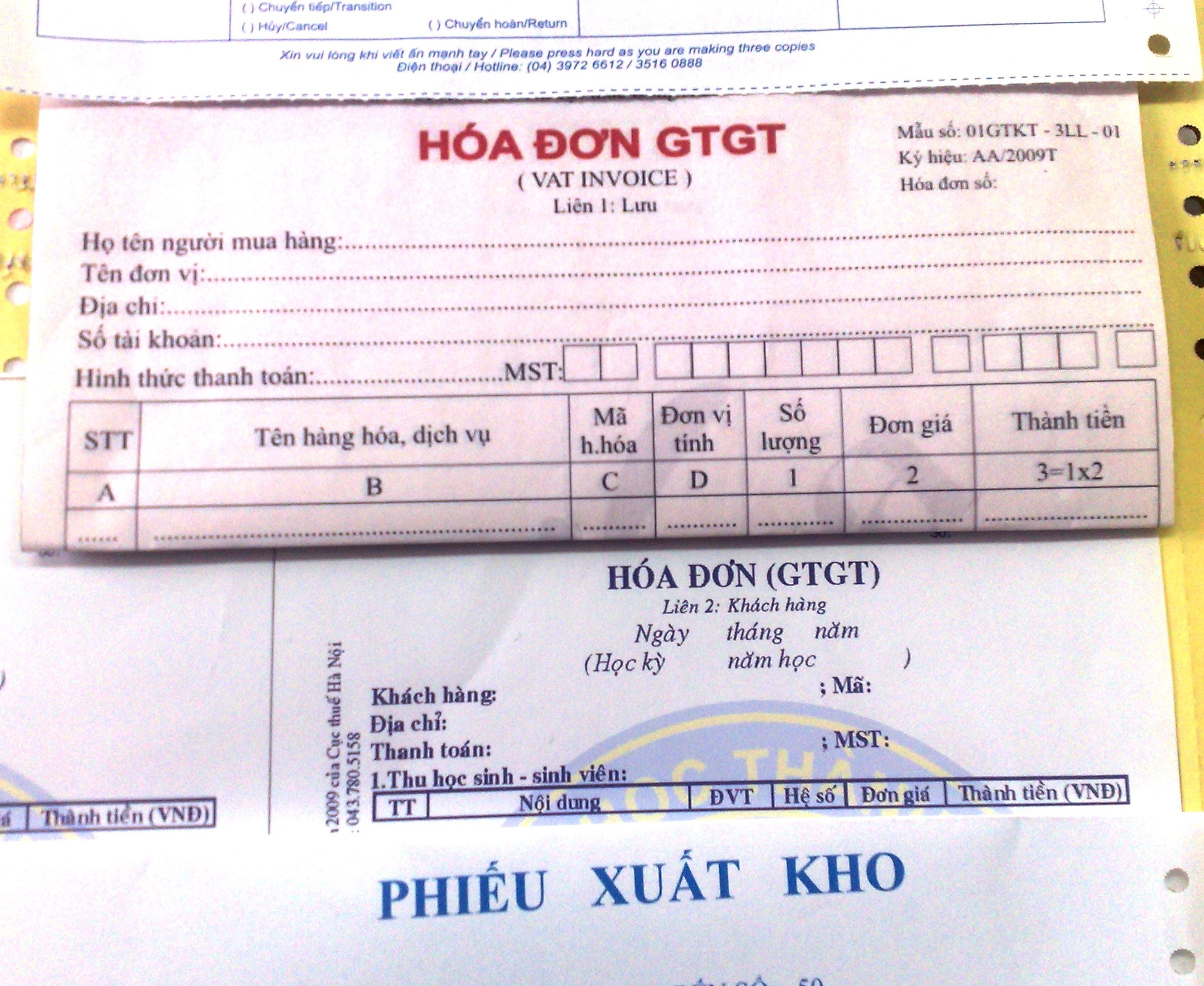 doanh nghiệp tự in hóa đơn giá trị gia tăng
